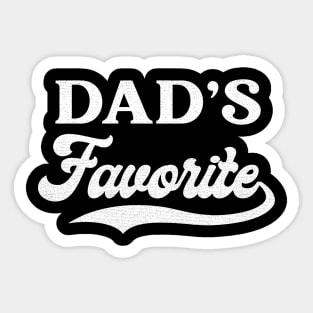 Dad's Favorite Sticker